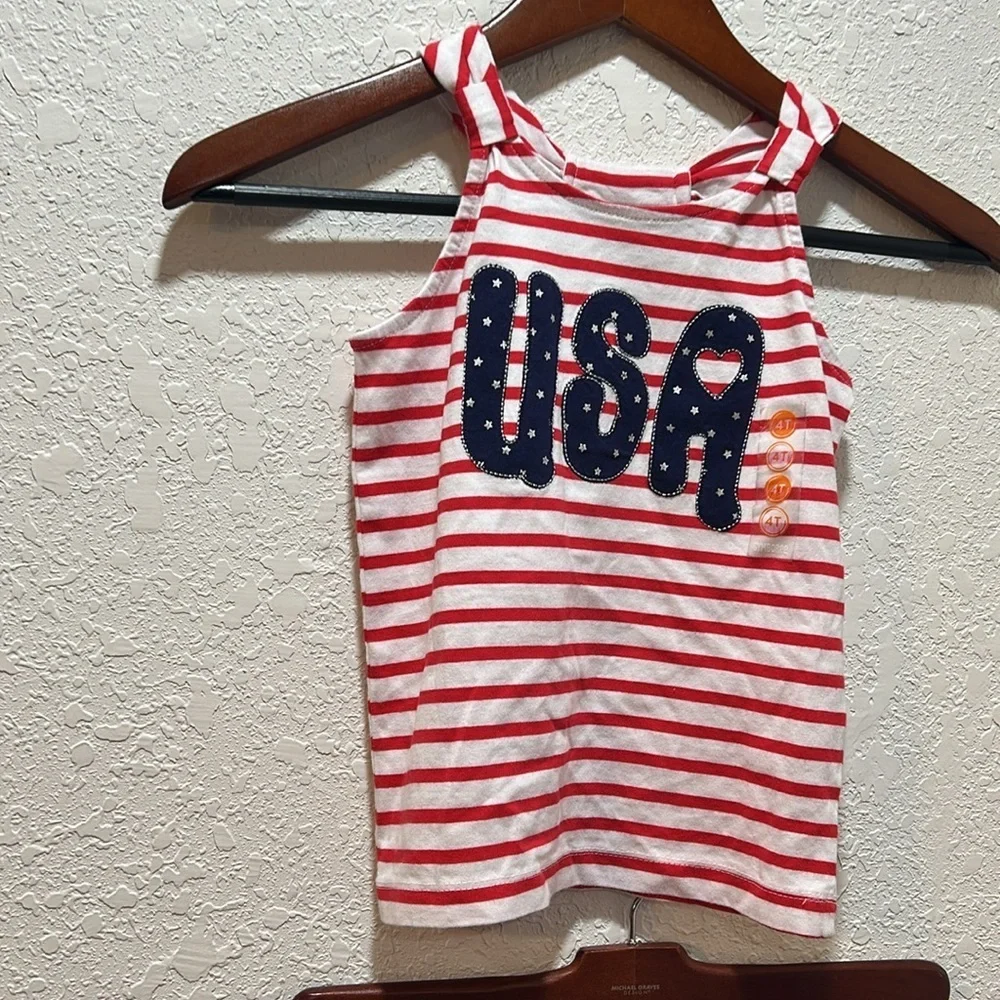 Janie and jack & Gymboree Girls set size 4 GUC red and blue colors